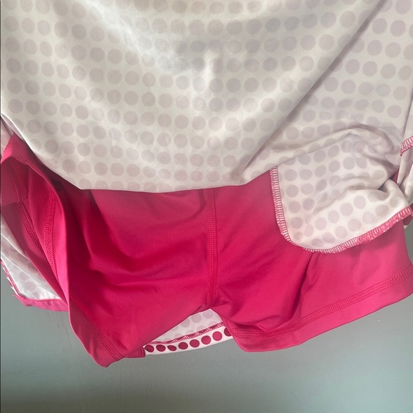 Puma Pink Polka Dot Mini Skort Size Small - Picture 6 of 6